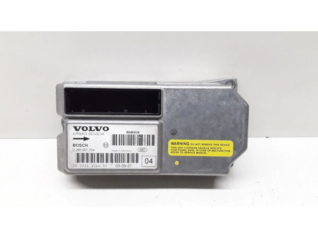 Блок подушек безопасности 0285001254, 8646434 Volvo V70
