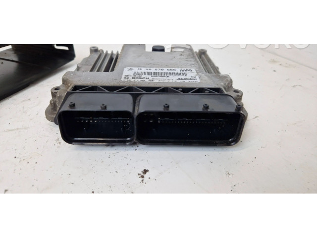 Блок управления двигателя 55578665, 0281017595   Saab 9-5