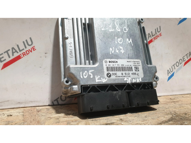 Řídící jednotka 8512499, 0281017551 BMW X1 E84 2013