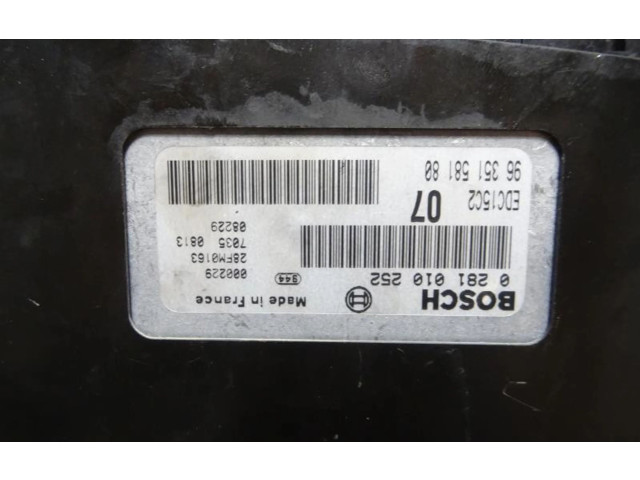 Řídící jednotka 1929ZH, 1929ZH Peugeot 406 2000