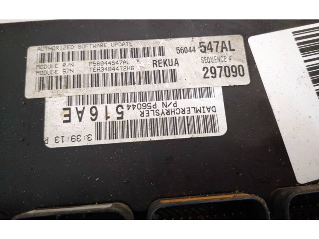 Блок управления двигателя p56044516ae, 56044547al Jeep Grand Cherokee (WK)
