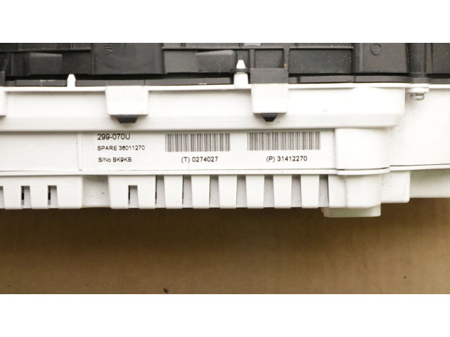 Přístrojová deska  Volvo V40 Cross country 2014 31412270, 31412270  