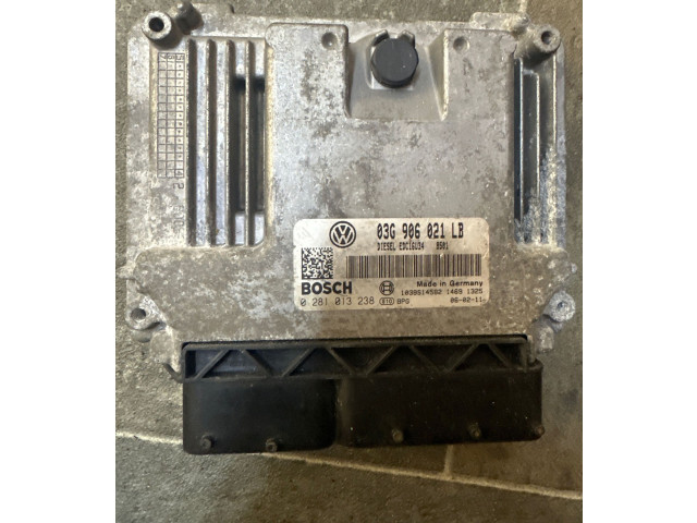 Блок управления двигателя 03G906021LB, 1039S14582 Skoda Octavia Mk2 (1Z)