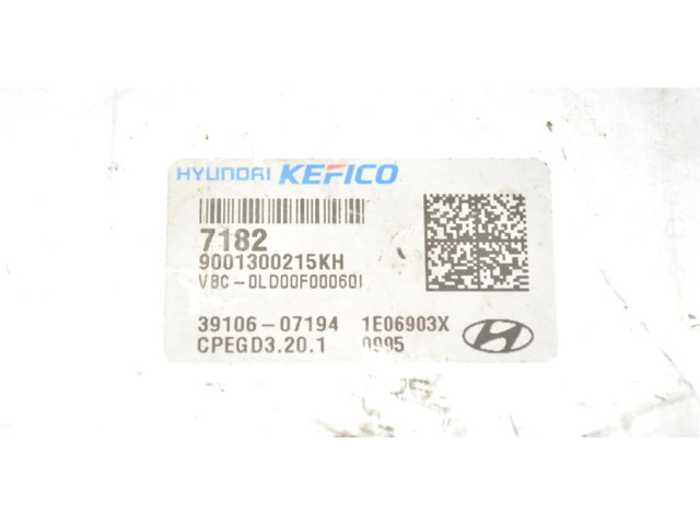 Řídící jednotka 3910607194 Hyundai i20 (GB IB) 2020