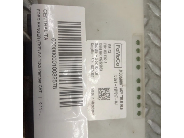 Блок управления DG9T19H517AJ, 499329883   Ford Ranger