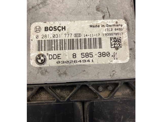 Řídící jednotka 8585380, 0281031777 BMW 5 F10 F11 2014