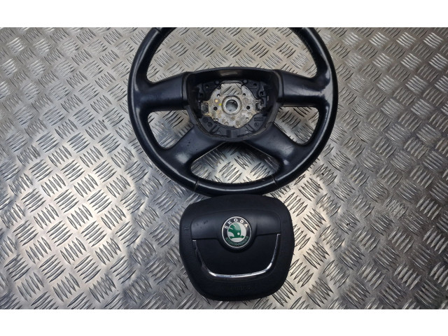 Руль Skoda Octavia Mk2 (1Z) 2004 - 2013 года 1Z0419091T, 1Z0880201AH