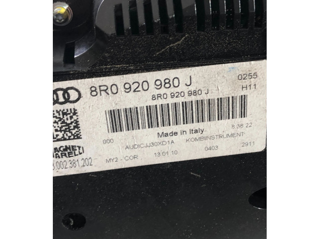 Панель приборов 8R0920980J Audi Q5 SQ5