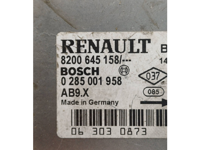 Блок подушек безопасности 8200645158, 0285001958 Renault Clio III
