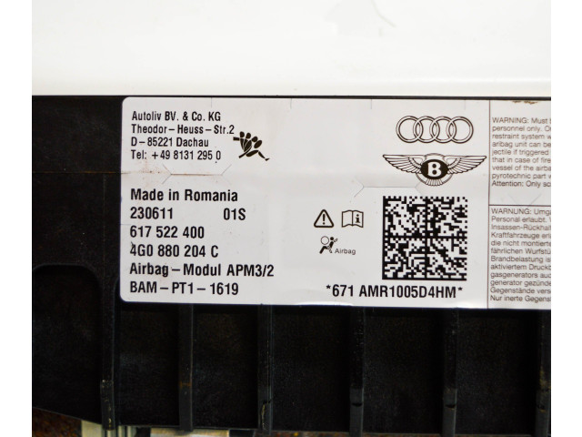 Рулевая рейка Надувная подушка для пассажира 4G8880204E Audi A6 S6 C7 4G 2011 - 2018 года