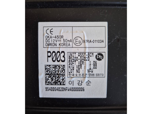 Řídící jednotka 3919903NF0 Hyundai i30 2018