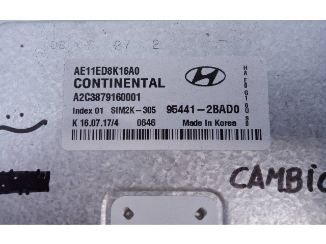 Блок управления коробкой передач 954412BAD0, A2C3879160001 Hyundai Ioniq