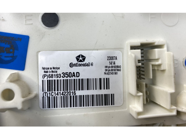 Блок комфорта 68193350AD, 68193350AB   Jeep Grand Cherokee   