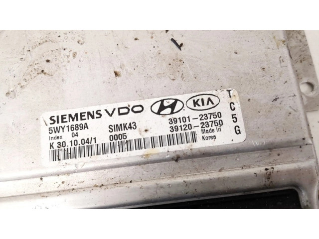 Блок управления двигателя 3910123750 Hyundai Coupe