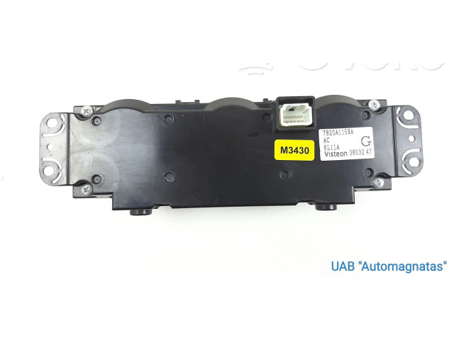 Блок управления климат-контролем 7820A115XA, M3430   Mitsubishi Outlander