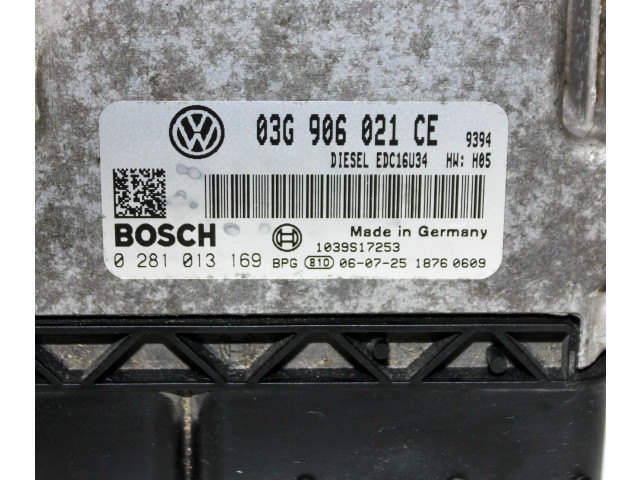 Блок управления двигателя 03G906021CE   Volkswagen Eos   