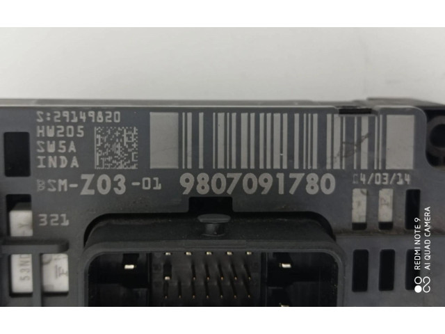 Блок комфорта 9807091780, 29149820 Citroen C4 II Picasso