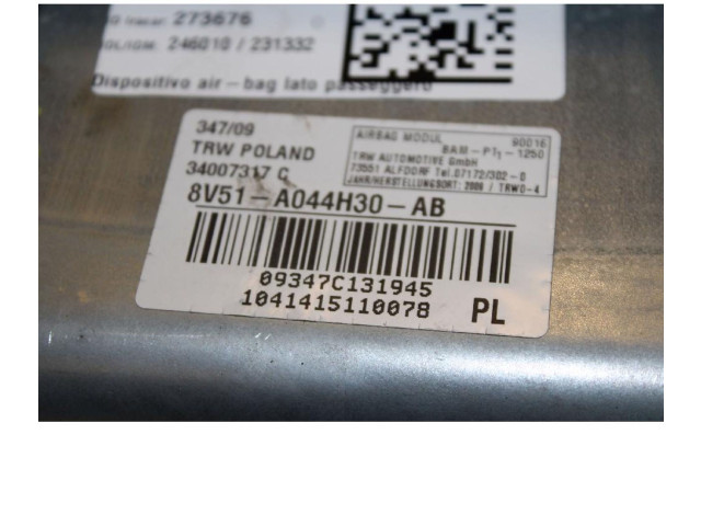 Надувная подушка для пассажира 8V51A044H30AB Ford Fiesta