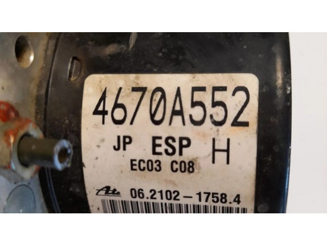Блок АБС 28561178003, 4670A552 Mitsubishi Outlander 2007-2012 года