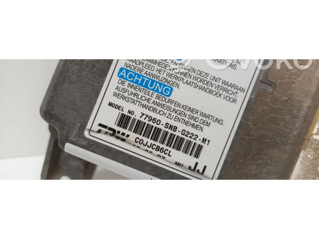 Блок подушек безопасности 77960SNBG222M1, 77960SNBG222M1   Honda Civic