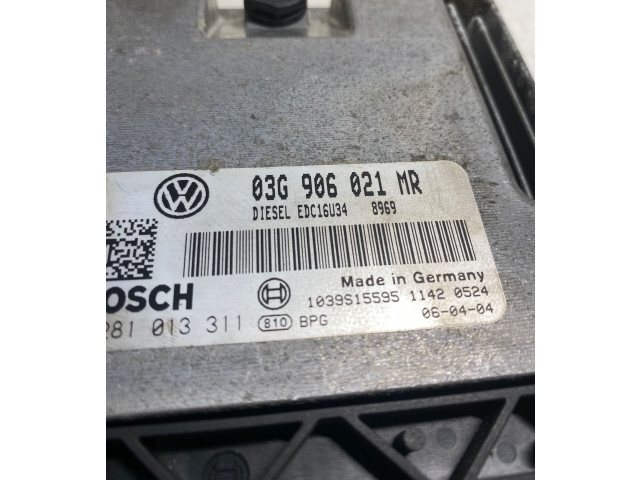 Блок подушек безопасности 03G906021MR Volkswagen PASSAT B6
