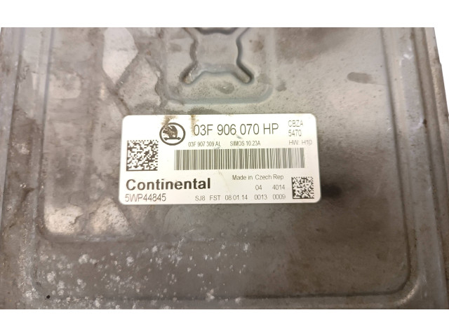 Блок управления двигателя 03F906070HP, 03F907309AL Skoda Fabia Mk2 (5J)