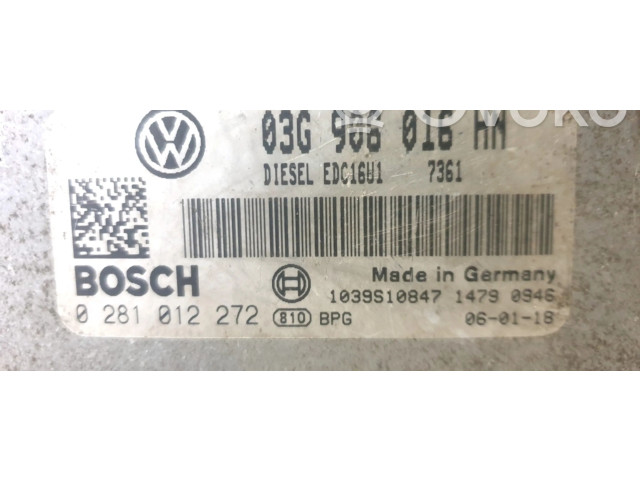 Řídící jednotka 03G906016HN, 0281012272 Volkswagen Caddy 2005