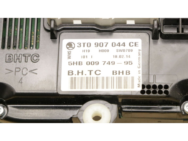 Блок управления климат-контролем 3T0907044CE, 3T0907044CE   Skoda Yeti (5L)