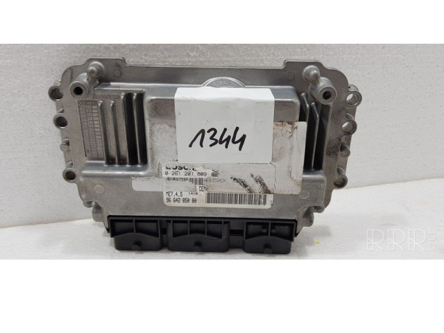 Блок управления двигателя 9664285080, 0261201609   Citroen C4 I