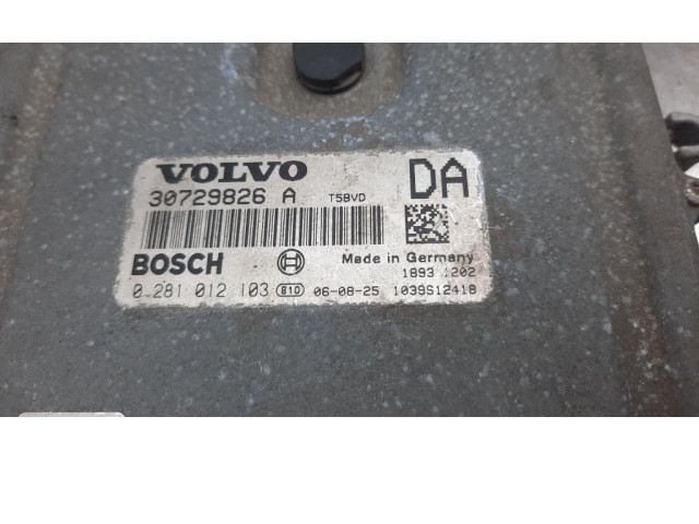 Блок управления двигателем Блок управления 30729826A, 30729826A Volvo S60