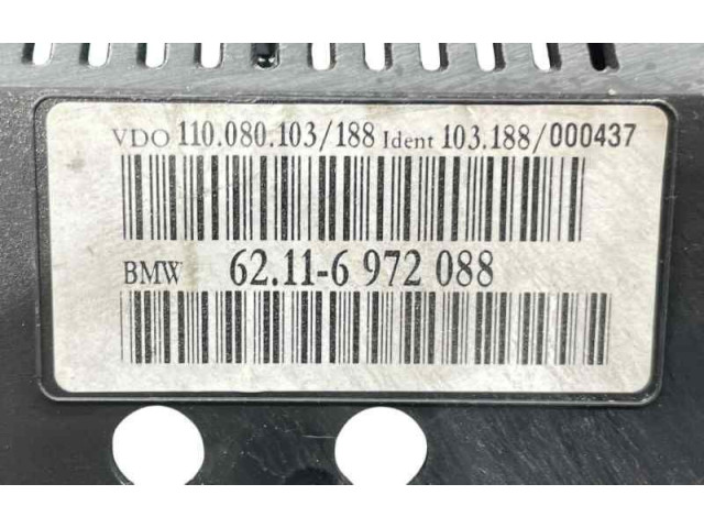 Přístrojová deska BMW 7 E65 E66 2002 62116972088, VDO