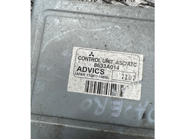 Блок управления ASC 8633A014, 11581114030 Mitsubishi Pajero