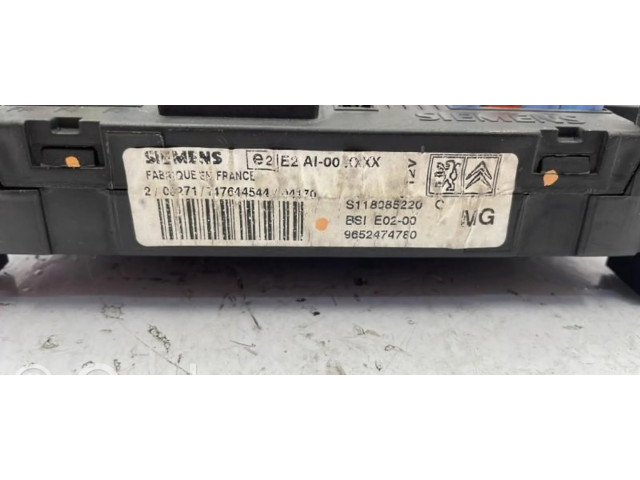 Pojistková skříňka Řídící jednotka BSM 6580GY   Peugeot 206 2004