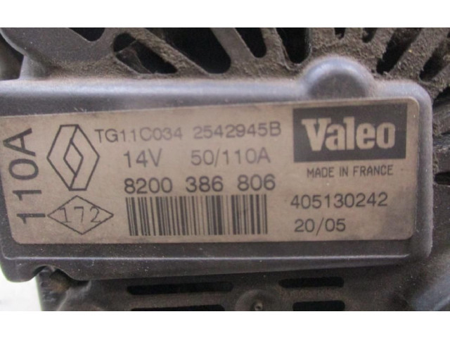 Генератор 8200386806, 8200386806 Renault Clio II