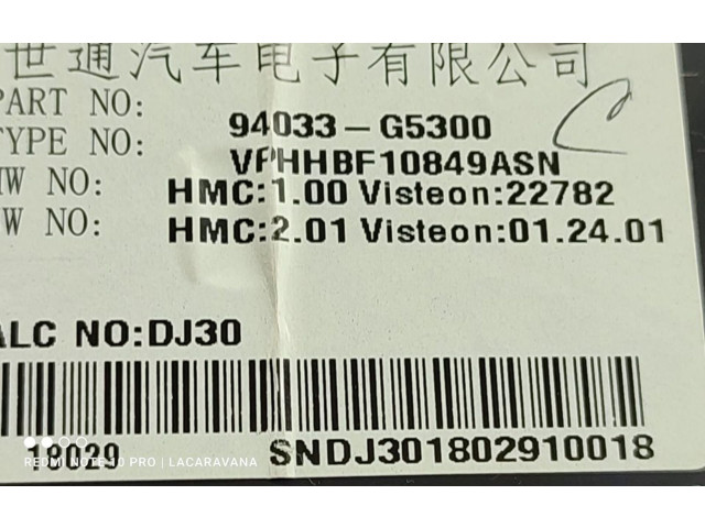 Панель приборов 94033G5300   KIA Niro       