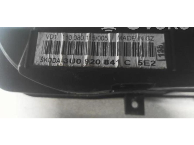 Панель приборов 3U0920842BKD0 Skoda Superb B5 (3U)