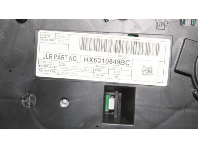 Панель приборов HX6310849BC   Jaguar XF X260       