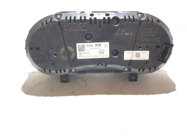 Панель приборов 8V0920870M, 51455010021 Audi A3 S3 8V