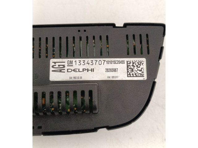 Блок управления климат-контролем 13343707 Opel Meriva B