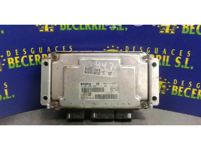 Блок управления двигателя 9637839480, 0261206861 Peugeot 306