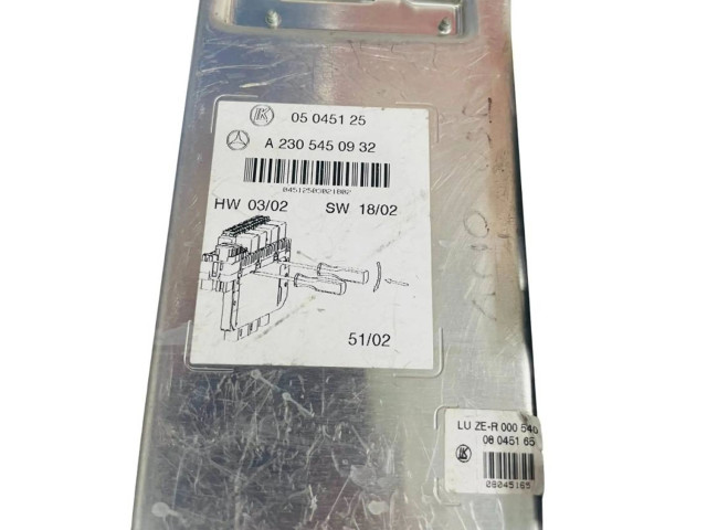 Блок предохранителей  A2305450932, 05045125   Mercedes-Benz SL R230    