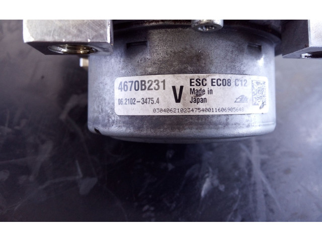 Блок АБС 4670B231, P3-B8-28-4 Mitsubishi Outlander 2013 - 2021 года