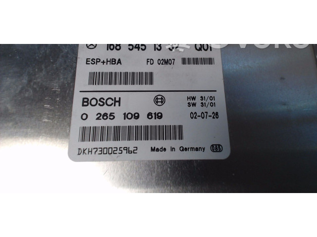 Блок управления АБС 1685451332, NICHTZUTREFFEND Mercedes-Benz A W168