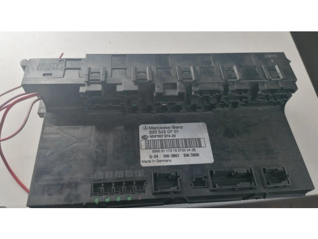 Pojistková skříňka 2035450701, 5DK00797420 Mercedes-Benz C W203 2003