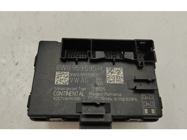 Блок комфорта 8W0959595H Audi A4 Allroad
