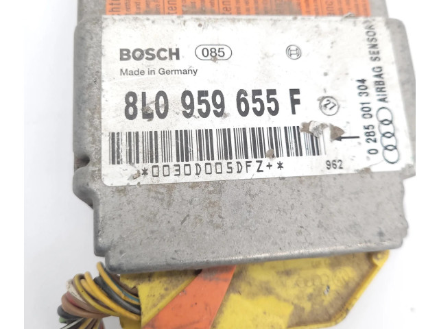 Блок подушек безопасности 8L0959655F, 0285001304 Audi A3 S3 8L