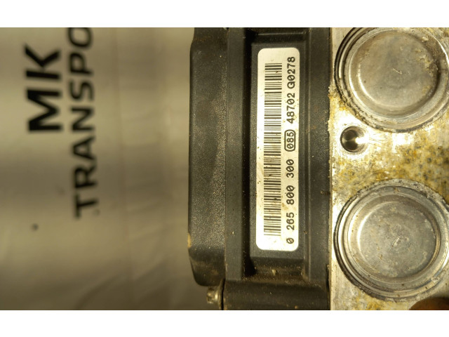 Jednotka ABS 0265800300, 48702G0278   Renault Megane II 2004