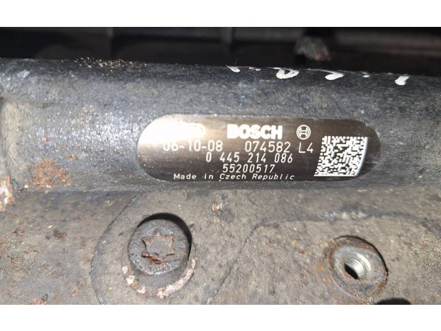 Vstřikovací lišta 0445214086, 55200517   Fiat Punto (188)     