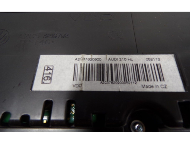 Панель приборов 8X0920930G, 8X0920930G   Audi A1       