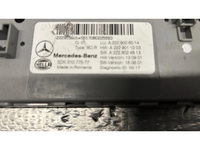 Pojistková skříňka Řídící jednotka BSM A2229006014 Mercede-Benz S W222 2017